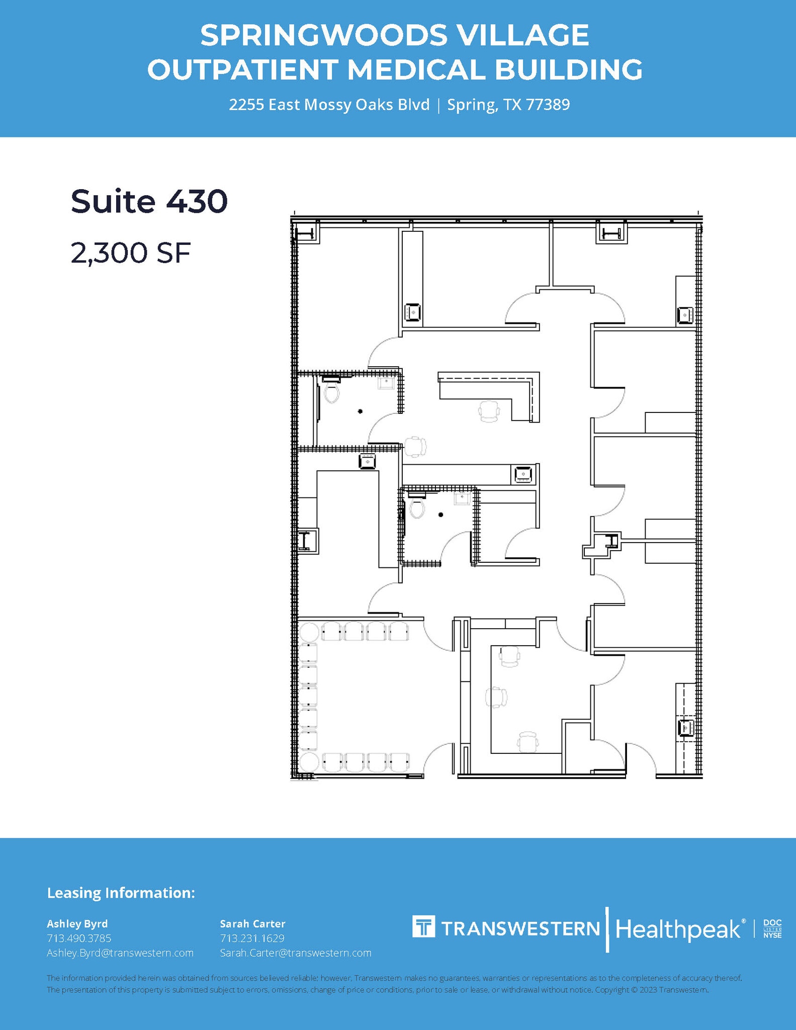 2255 E Mossy Oaks Blvd, Spring, TX for lease Floor Plan- Image 1 of 1