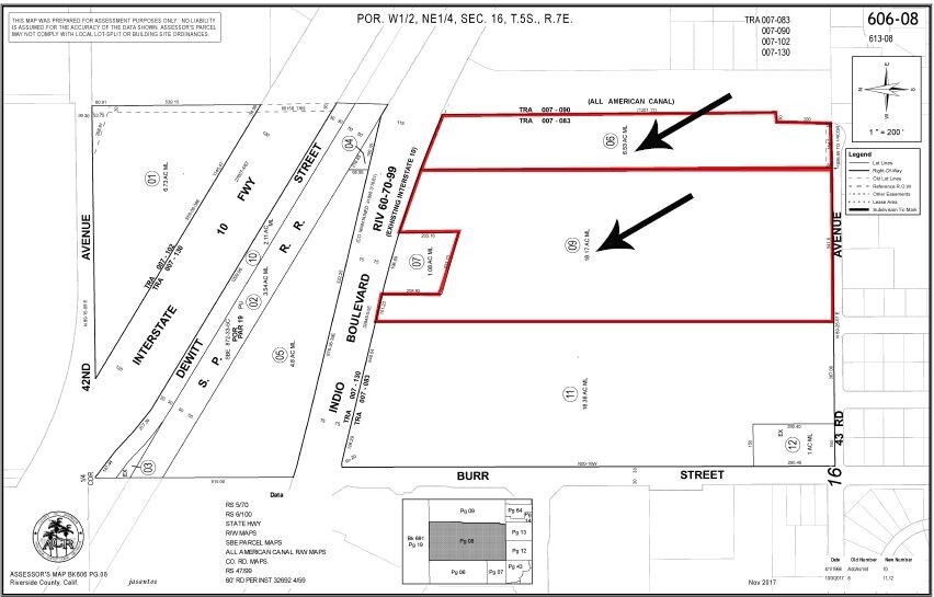 80601 Indio Blvd, Indio, CA à vendre - Plan cadastral - Image 2 de 3