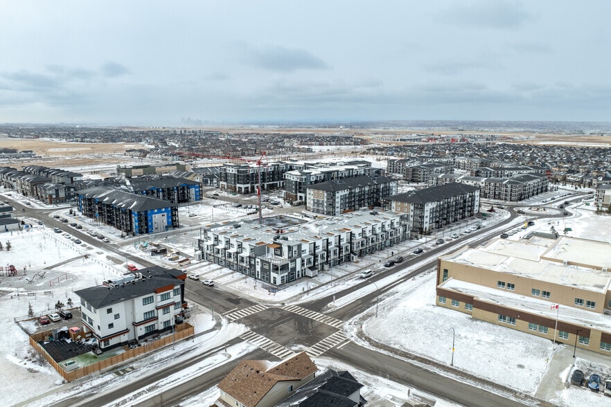 151-181 Skyview Bay NE, Calgary, AB for sale - Aerial - Image 3 of 4