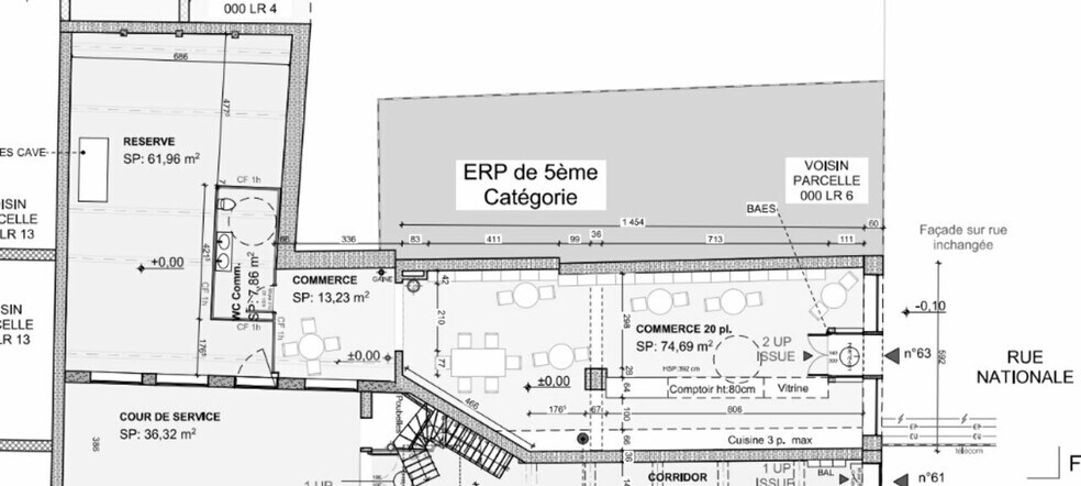 Retail in Lille for lease - Floor Plan - Image 2 of 2