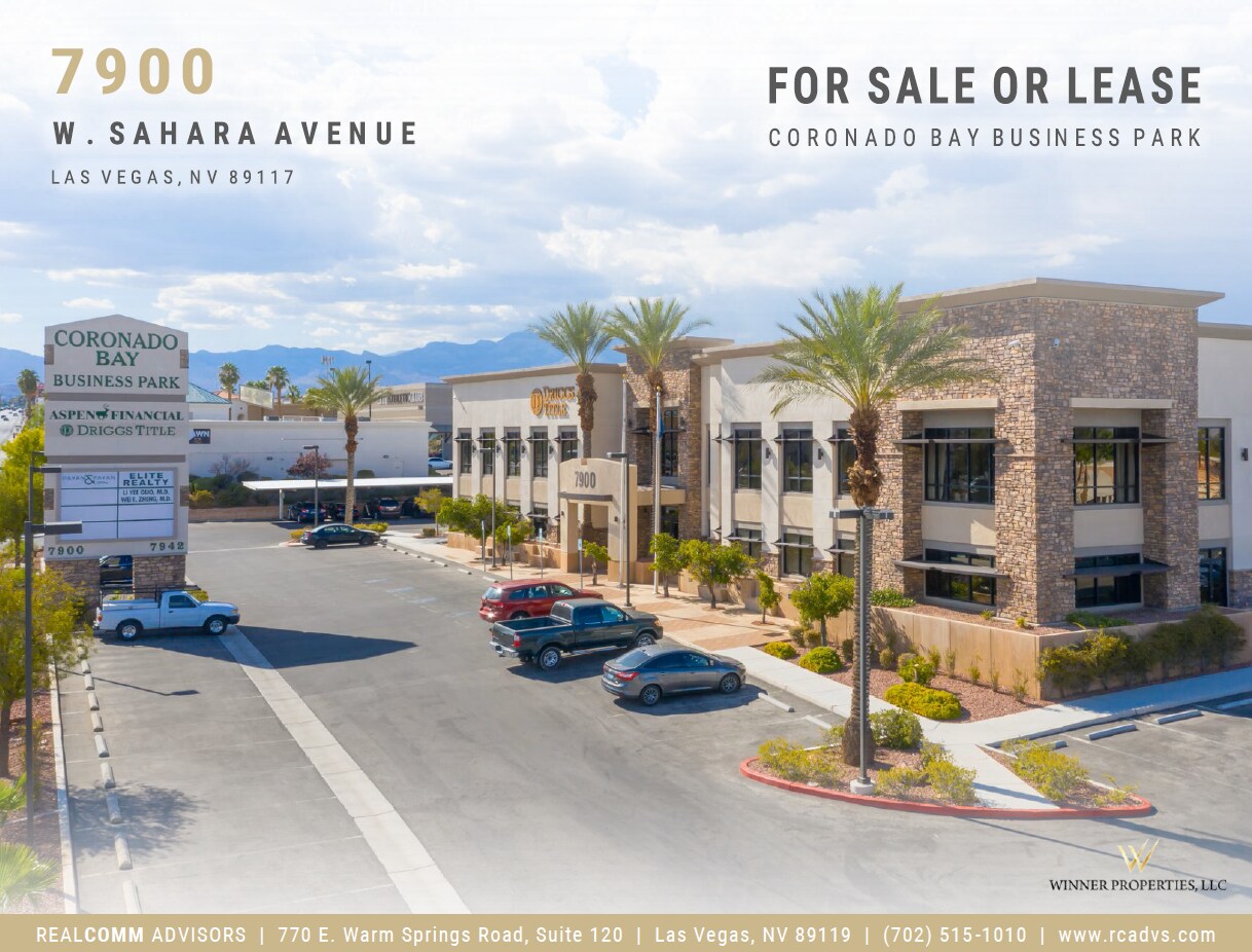 7900 W Sahara Ave, Las Vegas, NV à vendre Photo principale- Image 1 de 23