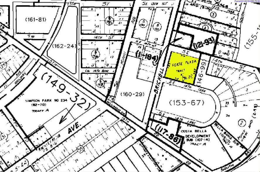 1401 Brickell Ave, Miami, FL à vendre - Plan cadastral - Image 1 de 1