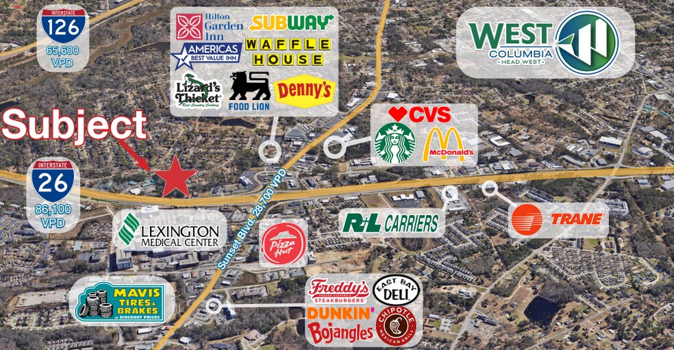 140 McSwain Dr, West Columbia, SC à vendre - Photo du bâtiment - Image 2 de 7