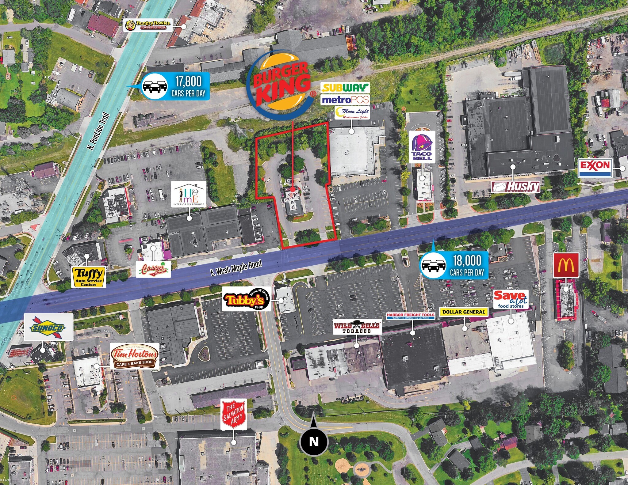 1113 E West Maple Rd, Walled Lake, MI à vendre Photo principale- Image 1 de 2