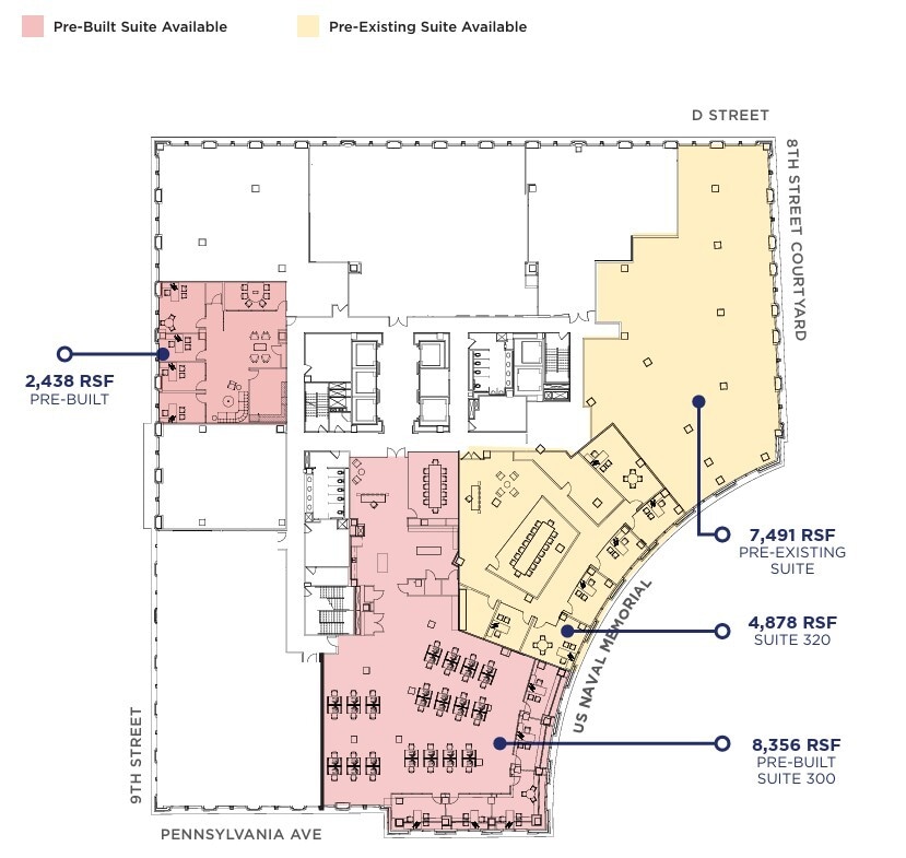 801 Pennsylvania Ave NW, Washington, DC for lease Floor Plan- Image 1 of 1