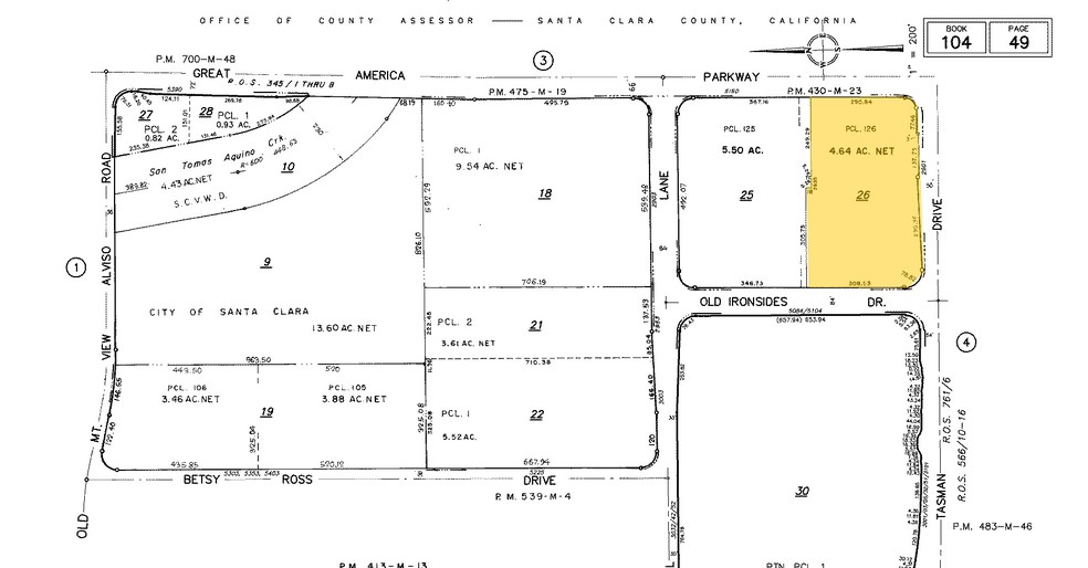 2901 Tasman Dr, Santa Clara, CA à louer - Plan cadastral - Image 2 de 3