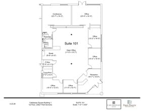 23603 Park Sorrento, Calabasas, CA for lease Site Plan- Image 1 of 2