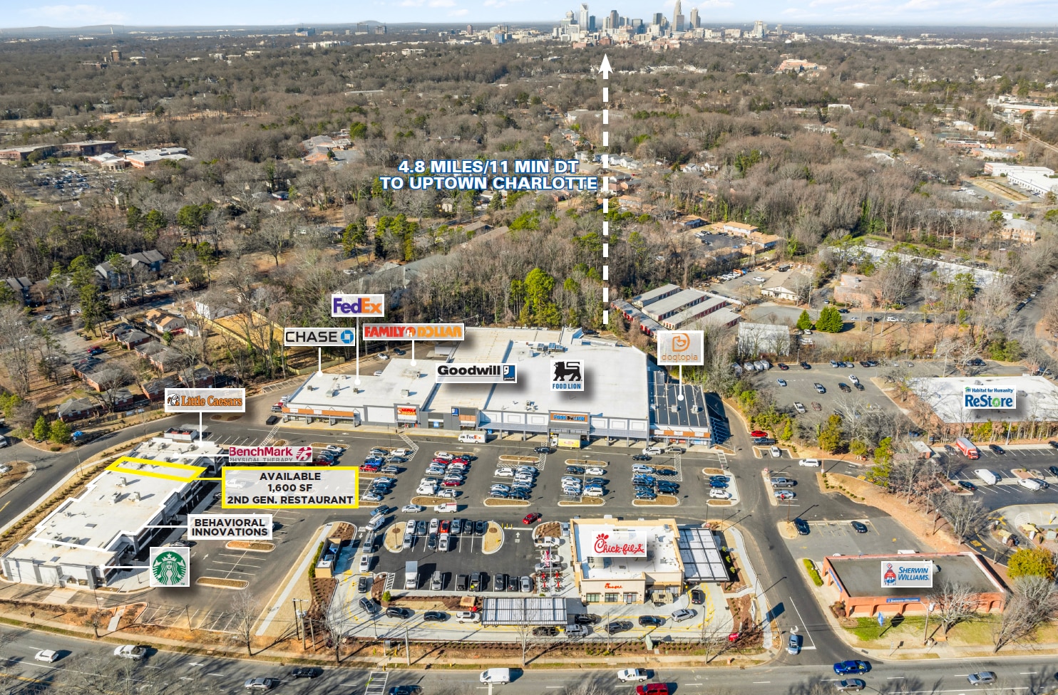 931 N Wendover Rd, Charlotte, NC for lease Primary Photo- Image 1 of 5