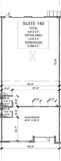 4141 N 36th St, Phoenix, AZ for lease Floor Plan- Image 1 of 1