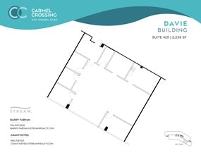 6701 Carmel Rd, Charlotte, NC à louer Plan d’étage- Image 1 de 1