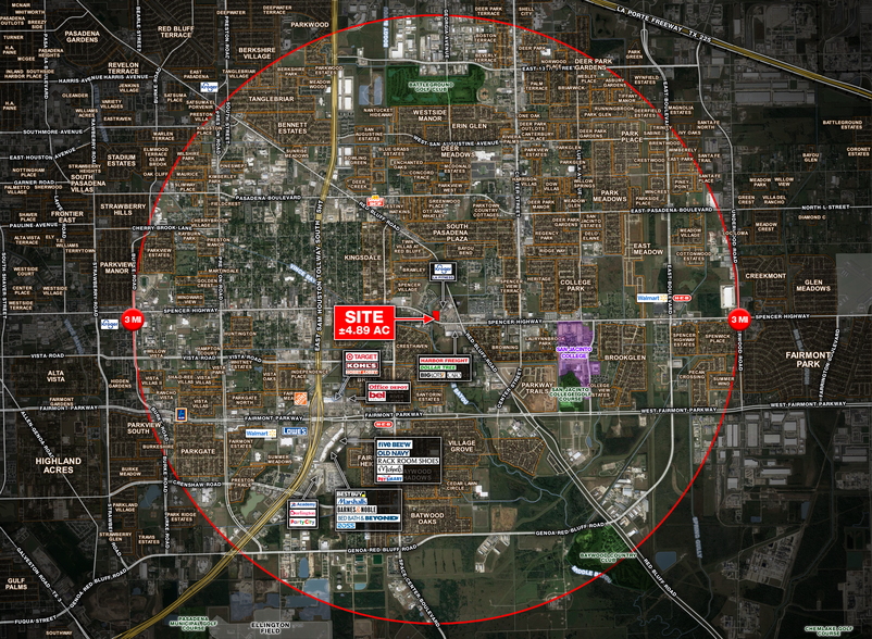 6507 Spencer Hwy, Pasadena, TX à vendre - Aérien - Image 3 de 4