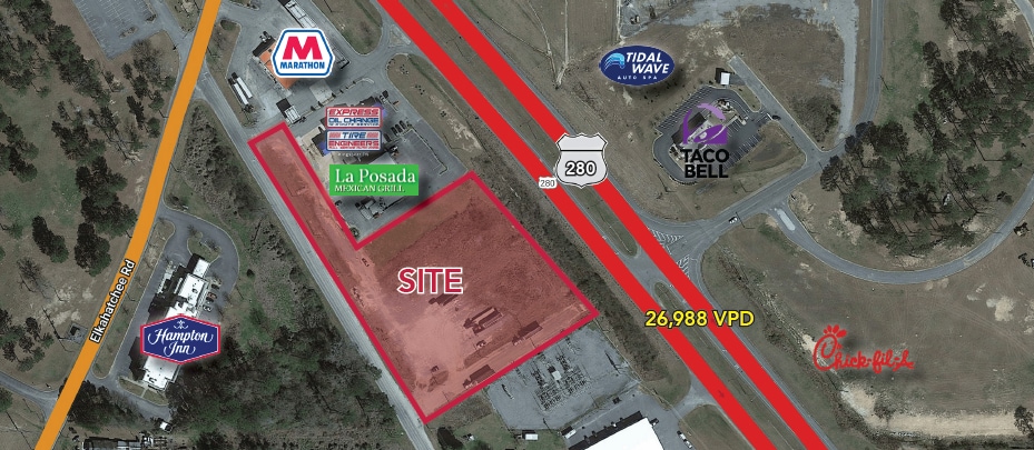 280 Retail Development, Alexander City, AL à louer - Aérien - Image 1 de 2