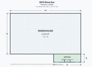 3810 Drew Ave, Sandwich, IL for lease Site Plan- Image 1 of 5
