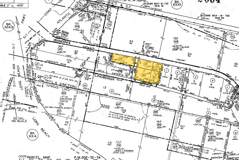 5530-5554 Bandini Blvd, Bell, CA for lease - Plat Map - Image 2 of 5