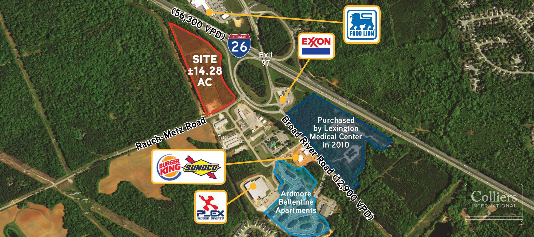 1291 Rauch-Metz Rd, Irmo, SC for sale Aerial- Image 1 of 1