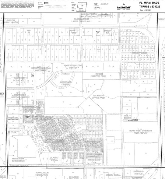 7851-7863 NW 46th St, Doral, FL for lease - Plat Map - Image 3 of 3