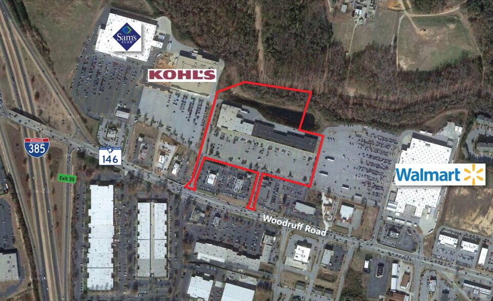 1451 Woodruff Rd, Greenville, SC à louer - Aérien - Image 3 de 4