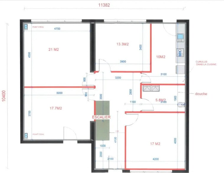 Office in Sainte-Foy-lès-Lyon for lease - Floor Plan - Image 3 of 4
