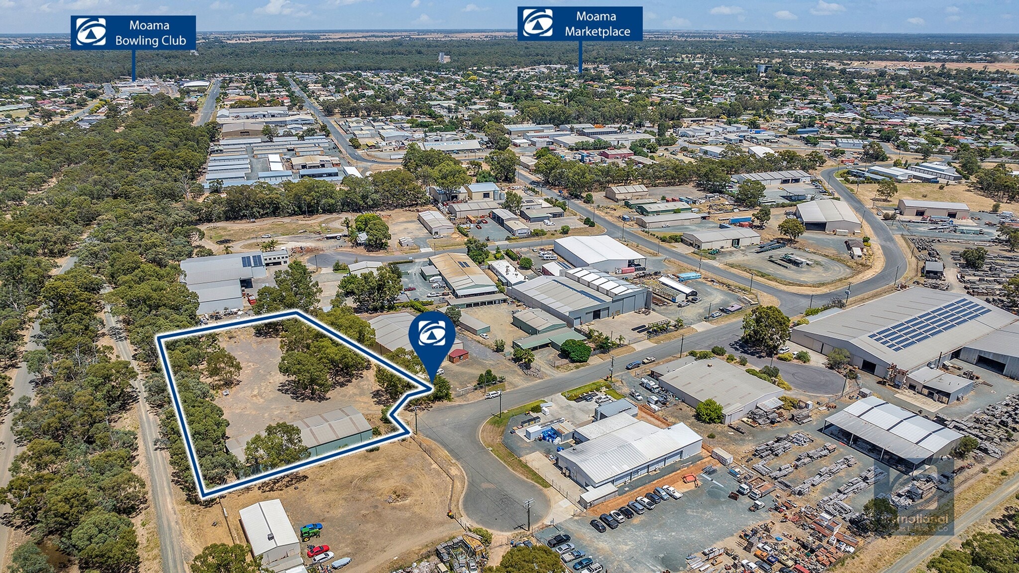 12 Graham St, Moama for lease Aerial- Image 1 of 1