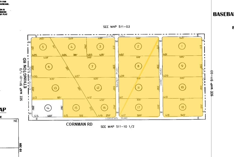 NE I-8 & Ethington Rd, Casa Grande, AZ à vendre - Plan cadastral - Image 3 de 3