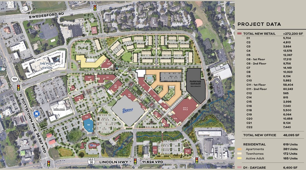 260 Exton Pky, Exton, PA à louer - Plan de site - Image 2 de 11