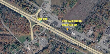 230 Rock Hill Dr, Rock Hill, NY - Aerial map view