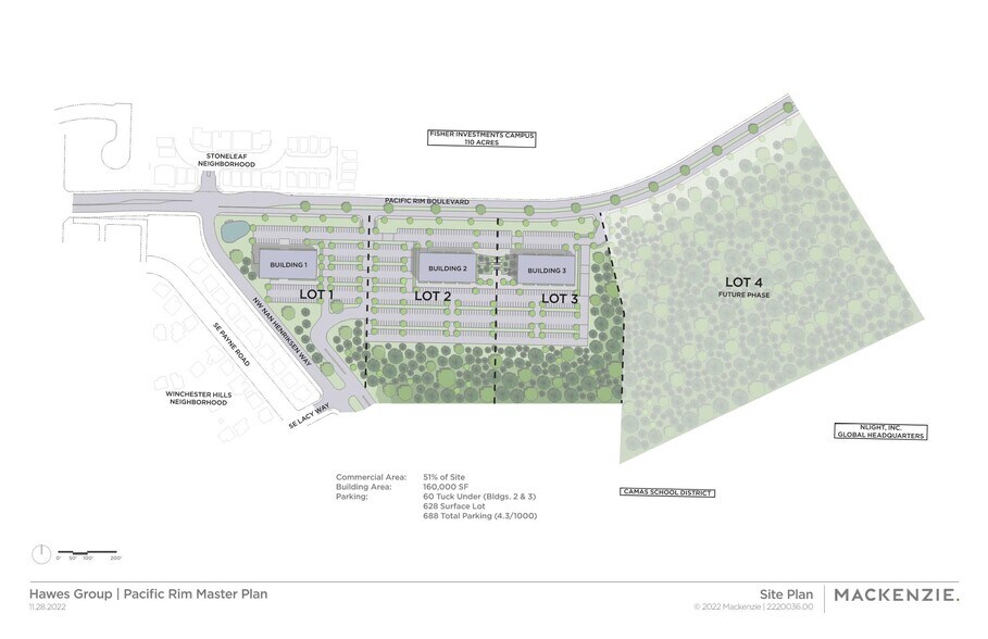 5470 NW Pacific Rim, Camas, WA à louer - Photo du bâtiment - Image 2 de 6