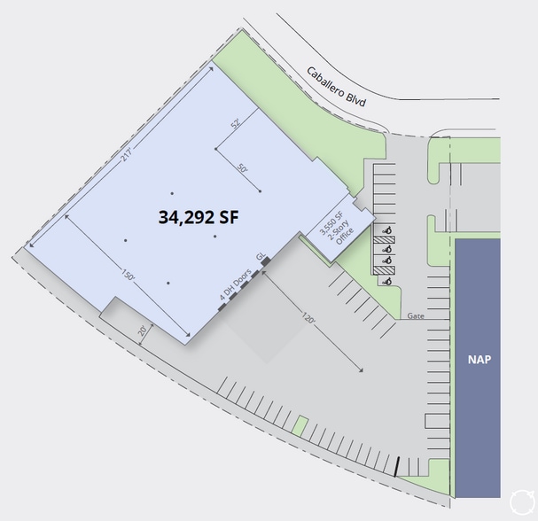 6600 Caballero Blvd, Buena Park, CA for lease - Site Plan - Image 3 of 4