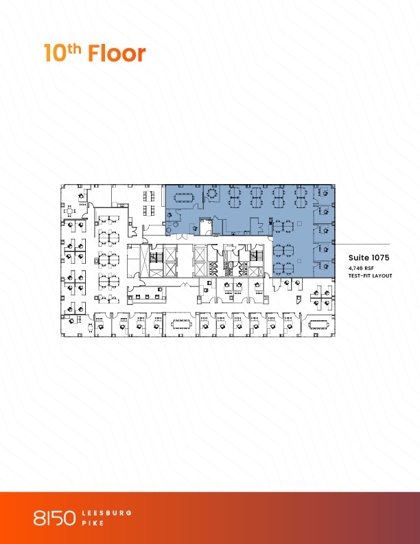 8150 Leesburg Pike, Vienna, VA for lease Floor Plan- Image 1 of 1