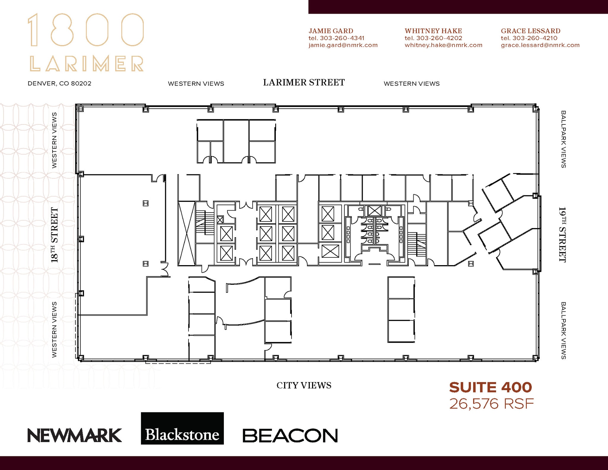 1800 Larimer St, Denver, CO à louer Plan d’étage- Image 1 de 1