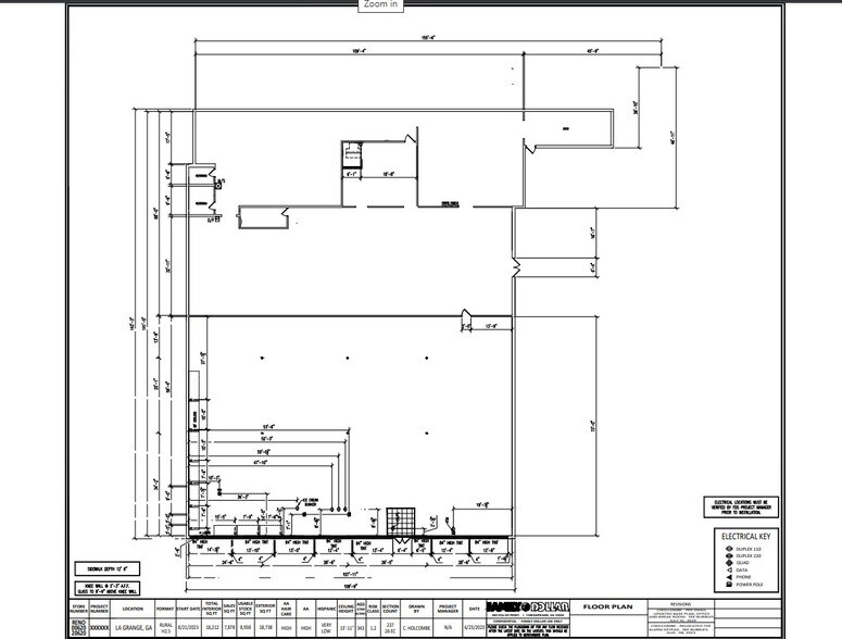 527 S Greenwood St, Lagrange, GA à louer - Plan d’étage - Image 2 de 2
