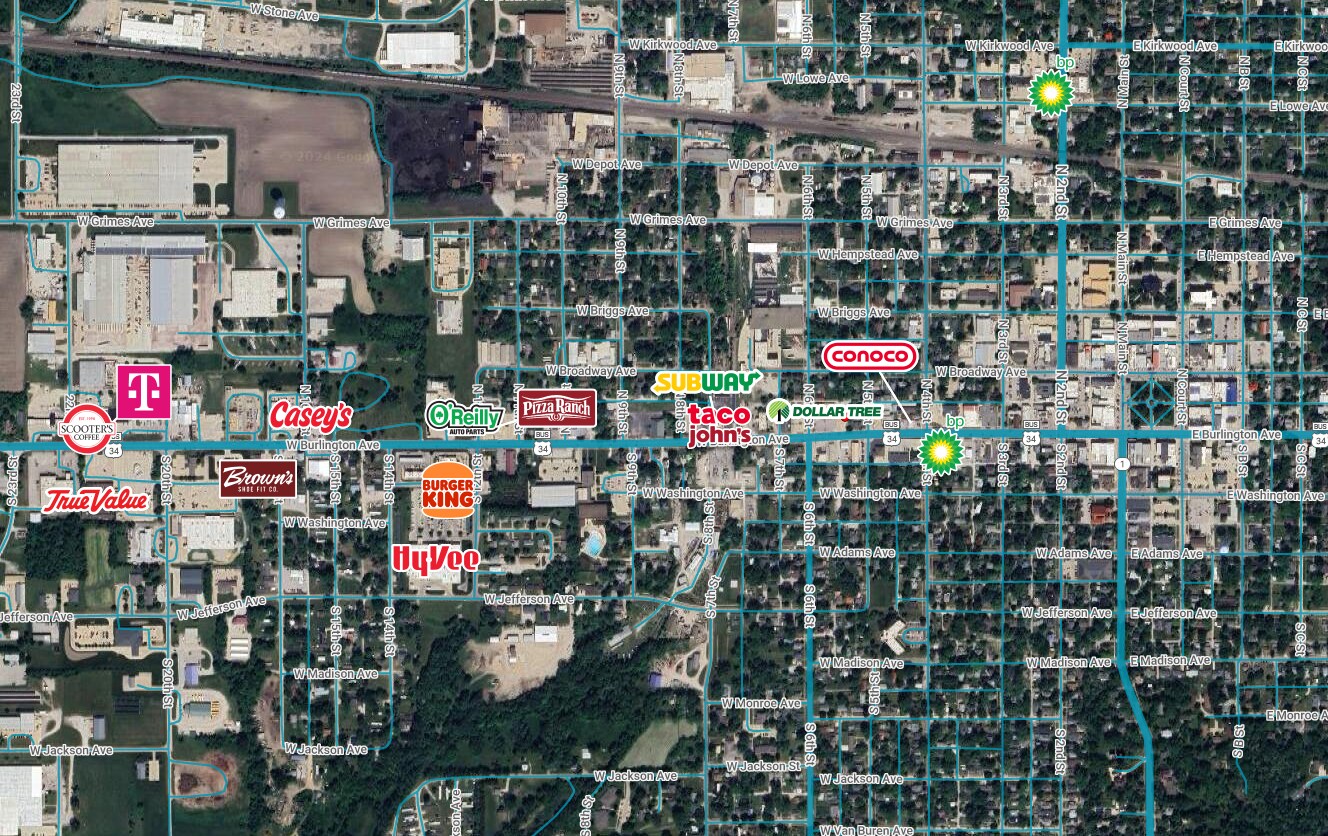 503 Burlington Ave, Fairfield, IA à vendre Aérien- Image 1 de 2