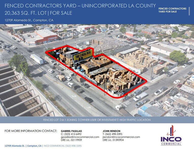 12709 S Alameda St, Compton, CA for sale - Building Photo - Image 2 of 6
