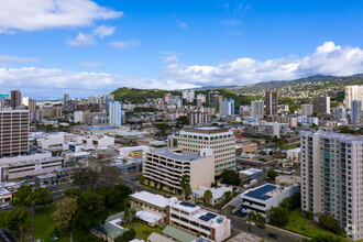 1401 S Beretania St, Honolulu, HI - aerial  map view