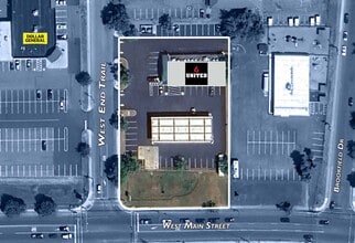 Route 100 & West End Trail, Macungie, PA - Aerial map view