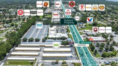 908 Blanding Blvd, Orange Park, FL - AERIAL  map view