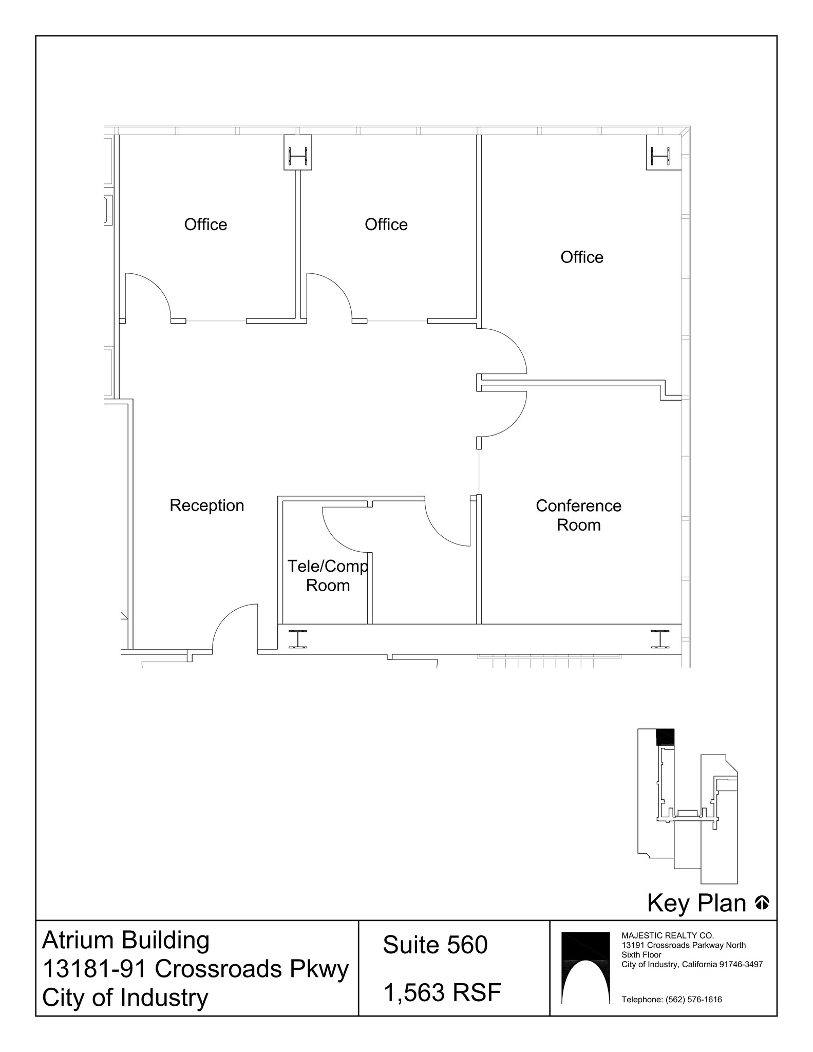 13181-13191 Crossroads Pky N, City Of Industry, CA à louer Plan de site- Image 1 de 1