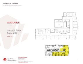 700 Spring Forest Rd, Raleigh, NC à louer Plan d  tage- Image 1 de 1