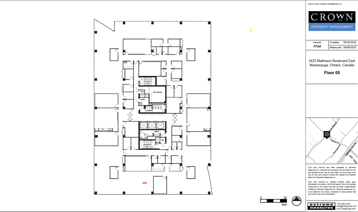 2425 Matheson Blvd E, Mississauga, ON à louer Plan d’étage- Image 1 de 1