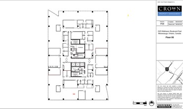2425 Matheson Blvd E, Mississauga, ON à louer Plan d’étage- Image 1 de 1