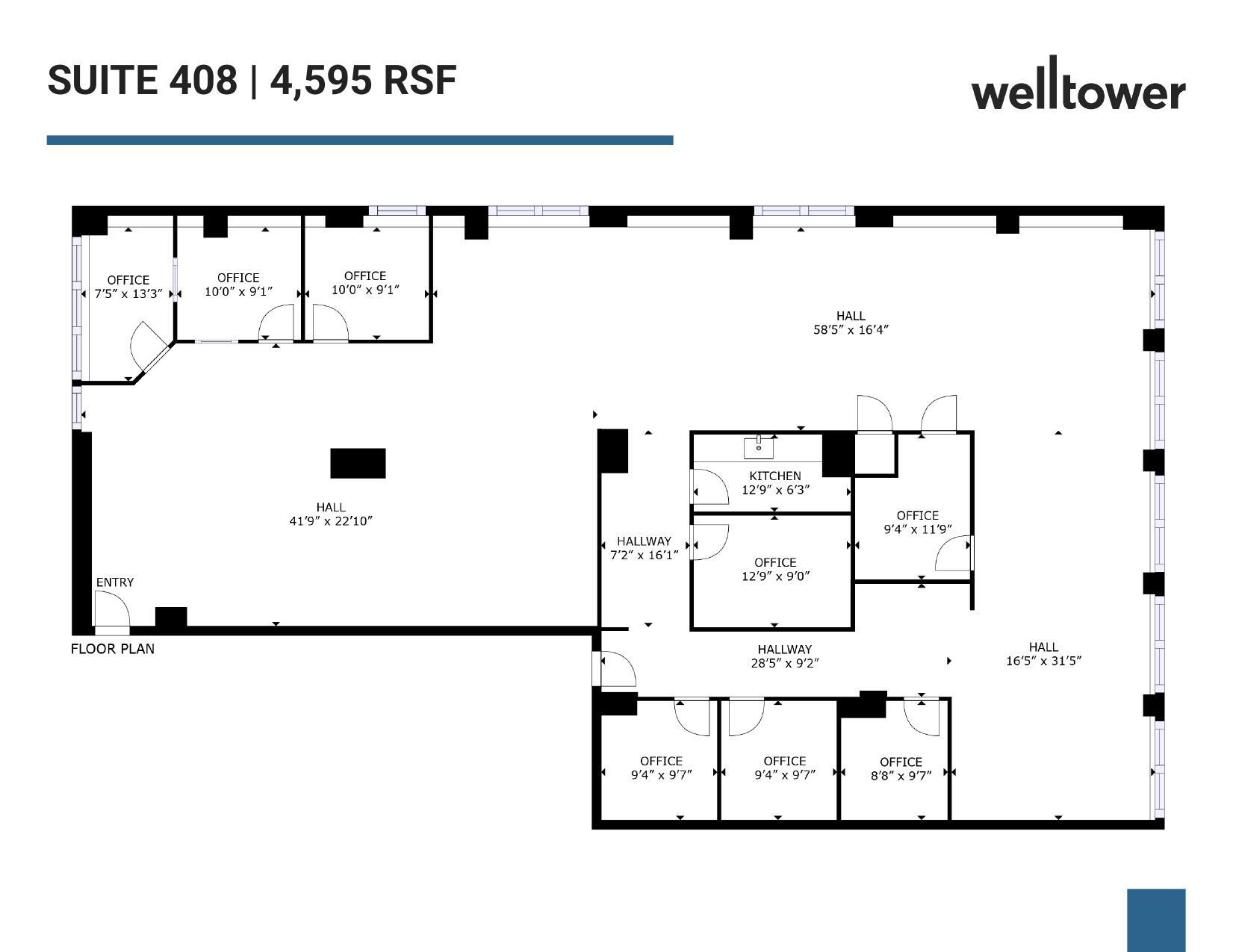 2021 K St NW, Washington, DC for lease Floor Plan- Image 1 of 1