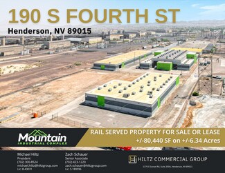 Plus de détails pour Mountain Industrial Facility – Industriel à vendre, Henderson, NV