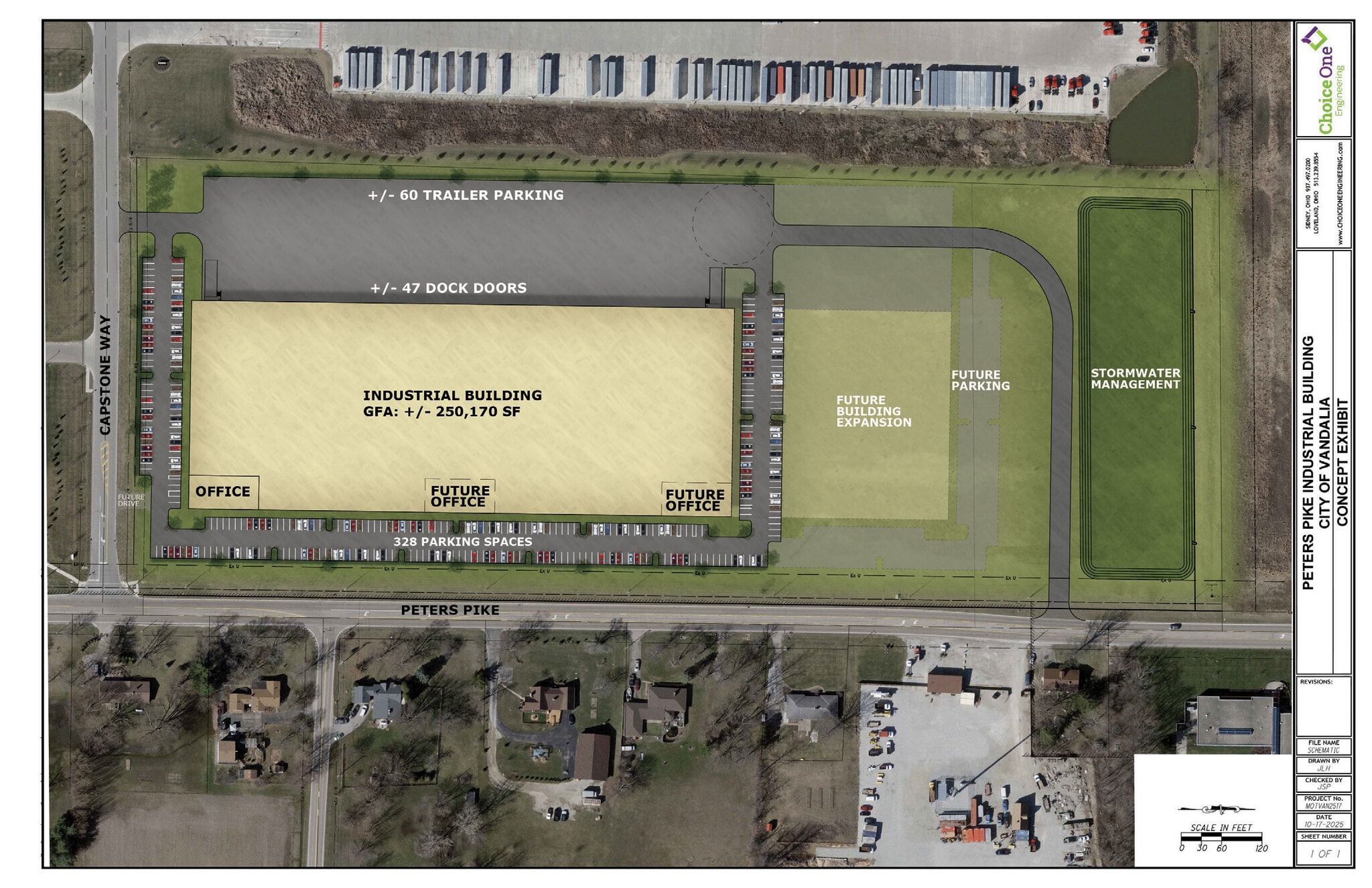 9085 Peters Pike, Vandalia, OH for lease Site Plan- Image 1 of 4