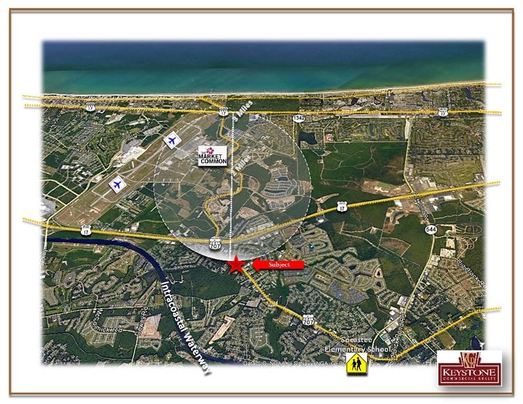 0 Socastee Blvd, Myrtle Beach, SC for sale - Aerial - Image 3 of 6