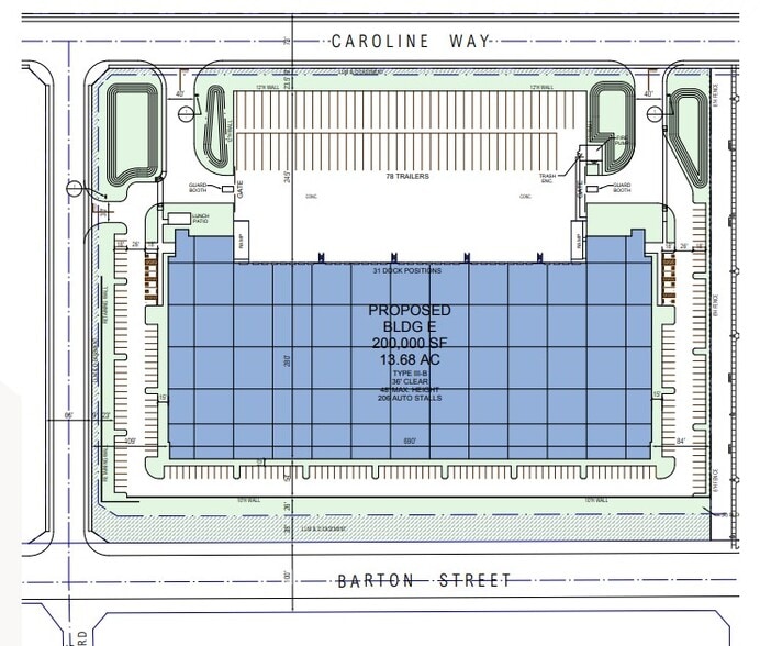 16301 Caroline Way, March Air Reserve Base, CA à louer - Plan de site - Image 2 de 7
