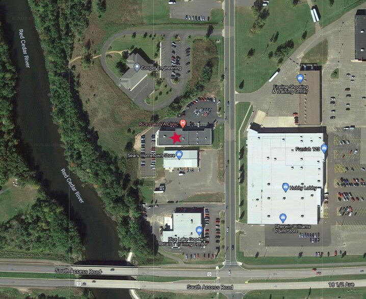 2700 College Dr, Rice Lake, WI à louer - Aérien - Image 2 de 3