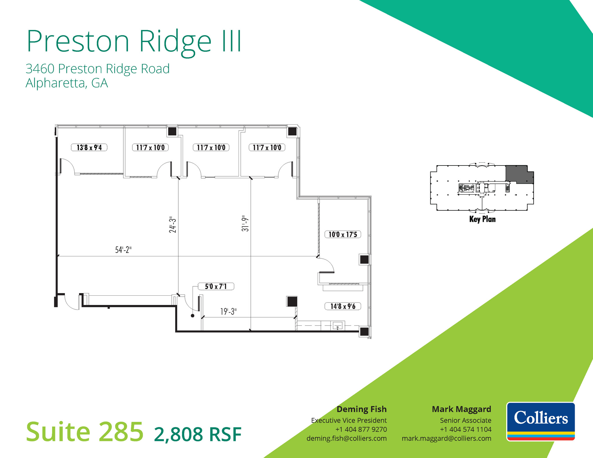 3460 Preston Ridge Rd, Alpharetta, GA à louer Plan d  tage- Image 1 de 2