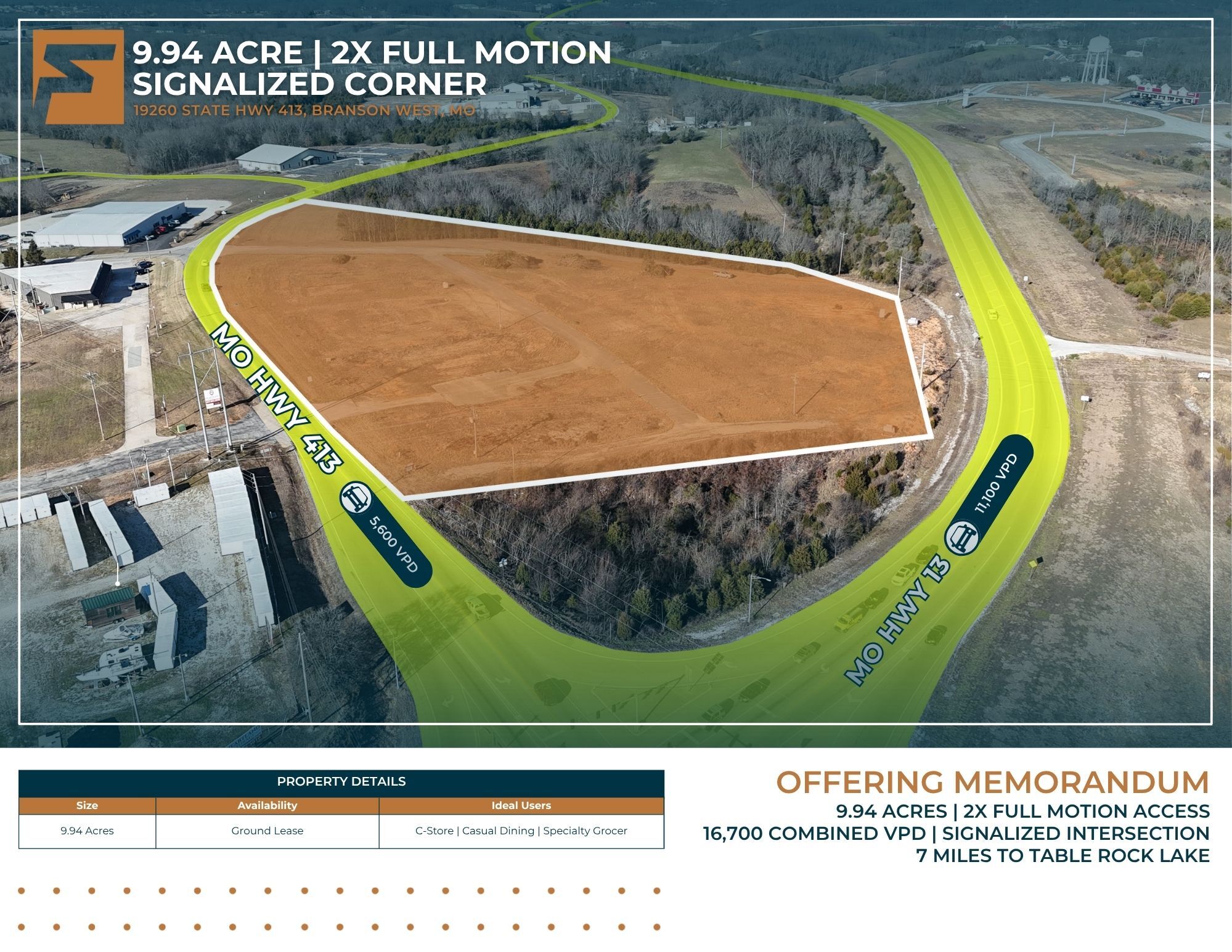 19260 MO-413, Branson West, MO for lease Primary Photo- Image 1 of 8