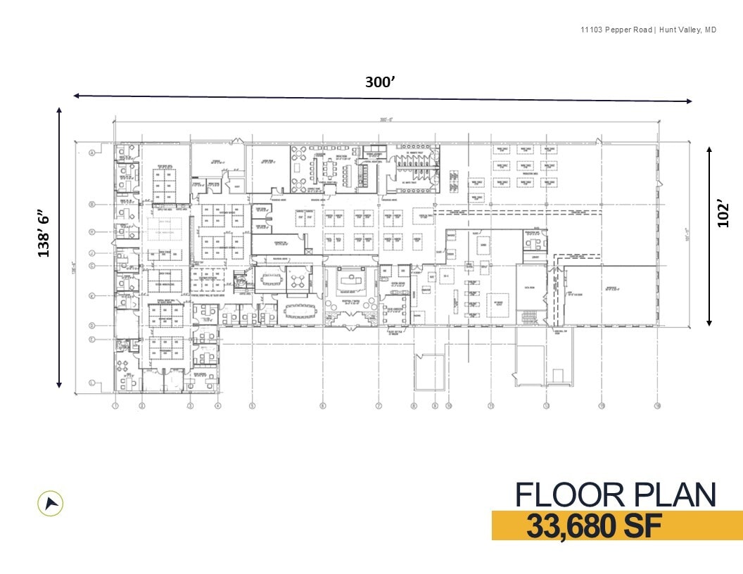 11103 Pepper Rd, Hunt Valley, MD for lease Floor Plan- Image 1 of 1
