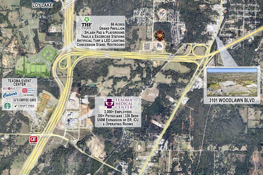 3101 Woodlawn Blvd, Denison, TX à vendre - Photo du bâtiment - Image 3 de 10